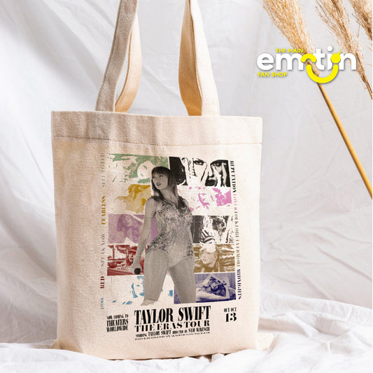 The Eras Tour Film poster Totebag